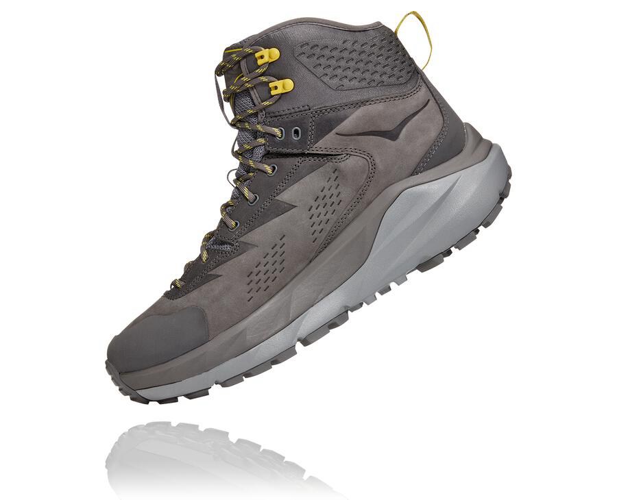 Hoka Australia One One Kaha GORE-TEX - Mens Hiking Boots Grey - DZFOS-6248